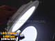 LED panel (200 mm) 15W (kerek) tiszta fehér, süllyeszthető