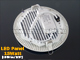 LED panel (200 mm) 15W (kerek) meleg fehér, süllyeszthető