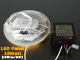 LED panel (200 mm) 15W (kerek) meleg fehér, süllyeszthető