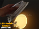 LED panel (200 mm) 15W (kerek) meleg fehér, süllyeszthető