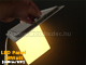 Mini négyzet LED panel (225x225 mm) 18W - meleg fehér