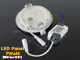 LED panel (120 mm) 7W (kerek) meleg fehér, beépíthető