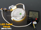 LED panel (120 mm) 7W (kerek) meleg fehér, beépíthető