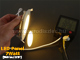 LED panel (120 mm) 7W (kerek) meleg fehér, beépíthető
