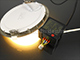 LED panel szatén-n. (225 mm) 21W meleg fehér, sülly.