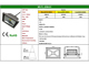 x. 20W LED reflektor - COB LED Meleg fehér