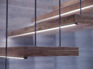 Type-D Ezüst- Alumínium U profil LED szalagos világításhoz 16x6 mm (Fekete PMMA búrával)