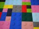Téglalap alakú filcpanel - filcből készült puha falburkoló, 60x30cm, citromsárga