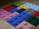Téglalap alakú filcpanel - filcből készült puha falburkoló, 60x30cm, citromsárga