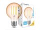 E27 LED izzó Vintage filament (4W/320°) G80 - extra meleg fehér