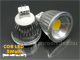 LED lámpa MR16 (COB LED/5W/60°) meleg fehér