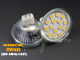 LED lámpa MR16 (SMD5050x15/3W/120°) meleg fehér