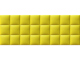 Kerma bőr falpanel, bőrpanel, Arden-111 Citromsárga (25x25 cm)