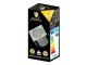 Floor LED-4 vízálló IP67 süllyeszthető LED lámpa (négyzet, 0.6W, 30x30x26mm) meleg fehér - 12V