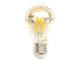 E27 LED izzó Bulb filament (7W/180°) Körte - meleg fehér - arany