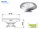 LED lámpa AR111 (PowerLED/10W/45°) melegf. Philips 12V