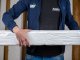 DecoWood Fehér-120 Rusztikus poliuretán gerenda, festhető (EQ 006)