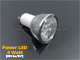 LED lámpa GU10 (PowerLED/4W/36°) meleg fehér