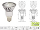 x. LED lámpa E14 (PowerLED/3W/30°) hideg fehér -KL