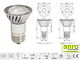 LED lámpa E27 (PowerLED/3W/30°) hideg