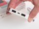 PowerBank külső akkumulátor SuperSmall (2xUSB) fehér - 5000 mAh
