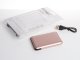 PowerBank külső akkumulátor SuperSmall kábellel (2xUSB) rosegold - 5000 mAh