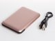 PowerBank külső akkumulátor SuperSmall kábellel (2xUSB) rosegold - 5000 mAh