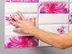 Flexpanel PVC falburkoló lap - Csempe (japán-cseresznyevirág)