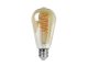 LED filament izzó - E27 4 Watt meleg fehér ST64 Edison amber