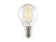 LED filament izzó - E14 4 Watt meleg fehér G45 Globe clear