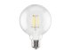 LED filament izzó - E27 7 Watt meleg fehér G95 Globe clear