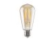 LED filament izzó - E27 6 Watt meleg fehér ST58 Edison