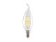 LED filament izzó - E14 4 Watt természetes fehér C35 Flame clear