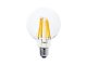 LED filament izzó - E27 12 Watt természetes fehér G95 Globe