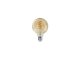 LED filament izzó - E27 4 Watt meleg fehér G95 Globe amber