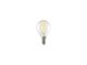 LED filament izzó - E14 4 Watt meleg fehér G45 Globe clear