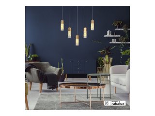 Floresta LED függeszték, arany (20W) természetes fehér