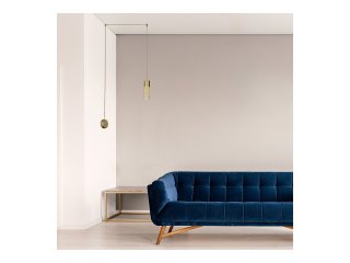Floresta LED függeszték, arany (4W) meleg fehér