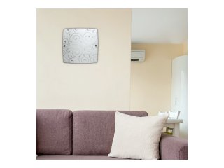 Harmony Lux mennyezeti lámpa (2xE27) íves kialakítású burával, indás mintával - 40x40 cm