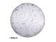 Harmony Lux mennyezeti lámpa (3xE27) domború burával, indás mintával - 50 cm