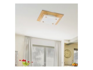 June mennyezeti LED lámpa (12W) természetes fehér - 23,5x23,5 cm - arany