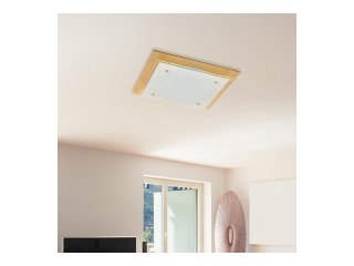 June mennyezeti LED lámpa (24W) természetes fehér - 42x42 cm - arany
