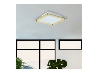 Lars mennyezeti LED lámpa (12W - meleg fehér) 30x30 cm - arany