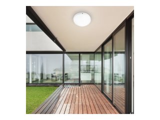 Lentil LED kültéri mennyezeti lámpa (12W/720lm) természetes fehér, IP54