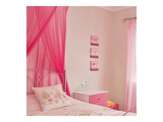 Lily dekor LED lámpa, éjszakai fény (0.4W) meleg fehér - 2 USB bemenettel, fényérzékelővel