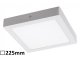 Lois ráépíthető lámpa 18W LED, négyzet alakú, fehér - természetes fehér fény