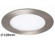 Lois beépíthető lámpa 6W LED, kör alakú, szatin króm - meleg fehér fény