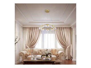 Lorell LED függeszték 8 ágú (40W) meleg fehér
