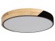 Maple LED mennyezeti lámpa, fa+fekete (24W) természetes fehér