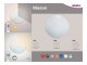 Mason nappali LED lámpa távirányítóval (50W) változtatható fényerő és színhőmérséklet, 50 cm